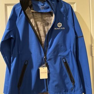Ironscales Blue Waterproof Jacket New With Tags